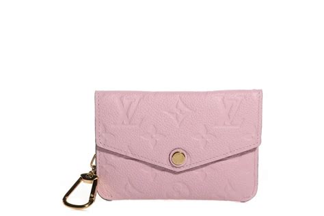 louis vuitton rose ballerine key pouch